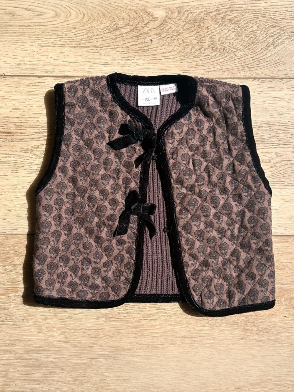 Zara Quilted Vest - 2T